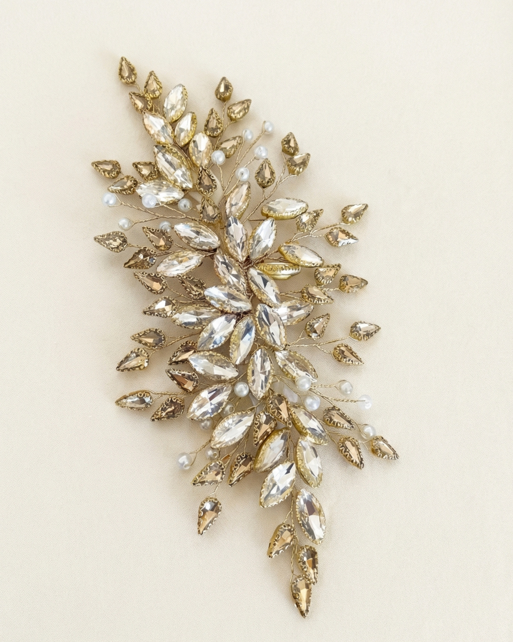 Royal Gold Statement Hair Piece — Pearls Glam Studio, view 2 of 4