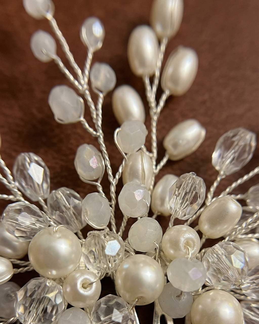 The Elysia Pearl Spray Hair Comb — Pearls Glam Studio, view 6 of 9