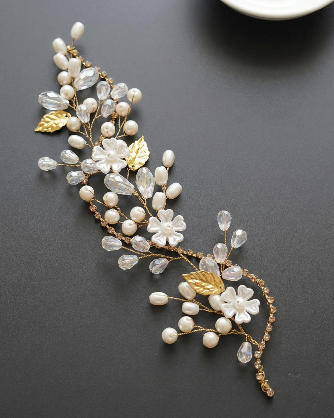 The Elan Pearl Side Piece — Pearls Glam Studio, view 4 of 4