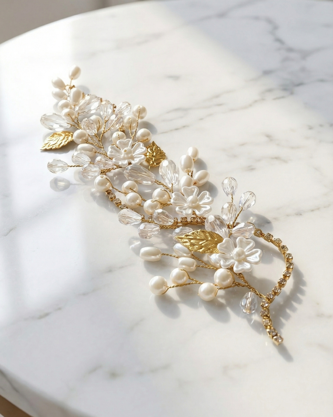 The Elan Pearl Side Piece — Pearls Glam Studio, view 2 of 4
