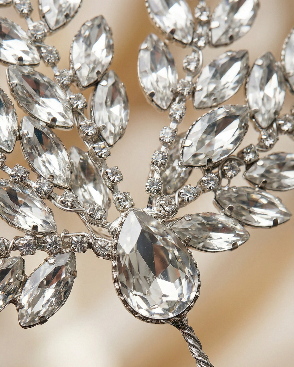 Noir Crystal Hair Piece — Pearls Glam Studio, view 10 of 11