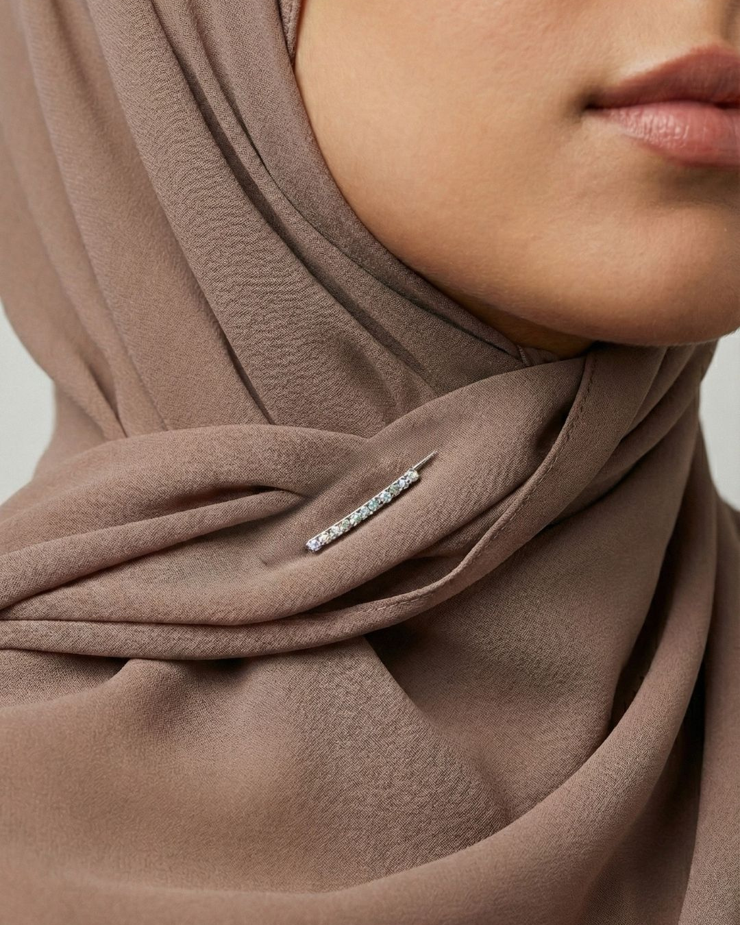Silver Crystal Hijab Pins – Pack of 12 — Pearls Glam Studio, view 2 of 5