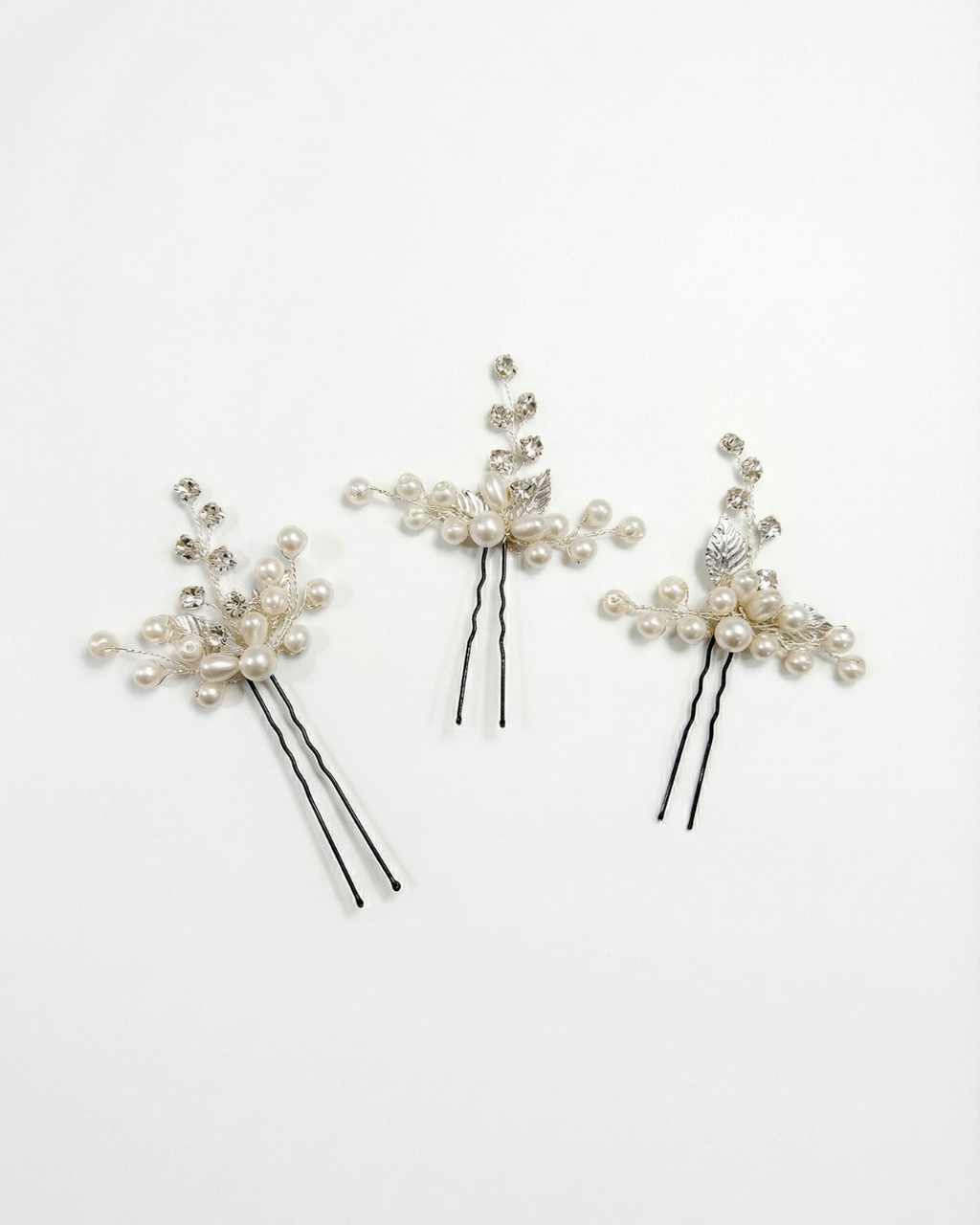 Pearl Hair Pins – 3 Piece Set — Pearls Glam Studio, view 11 of 11