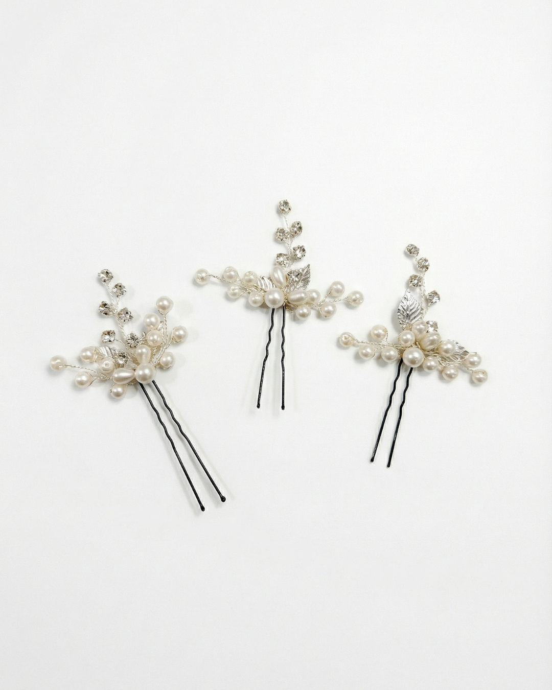Pearl Hair Pins – 3 Piece Set — Pearls Glam Studio, view 11 of 11
