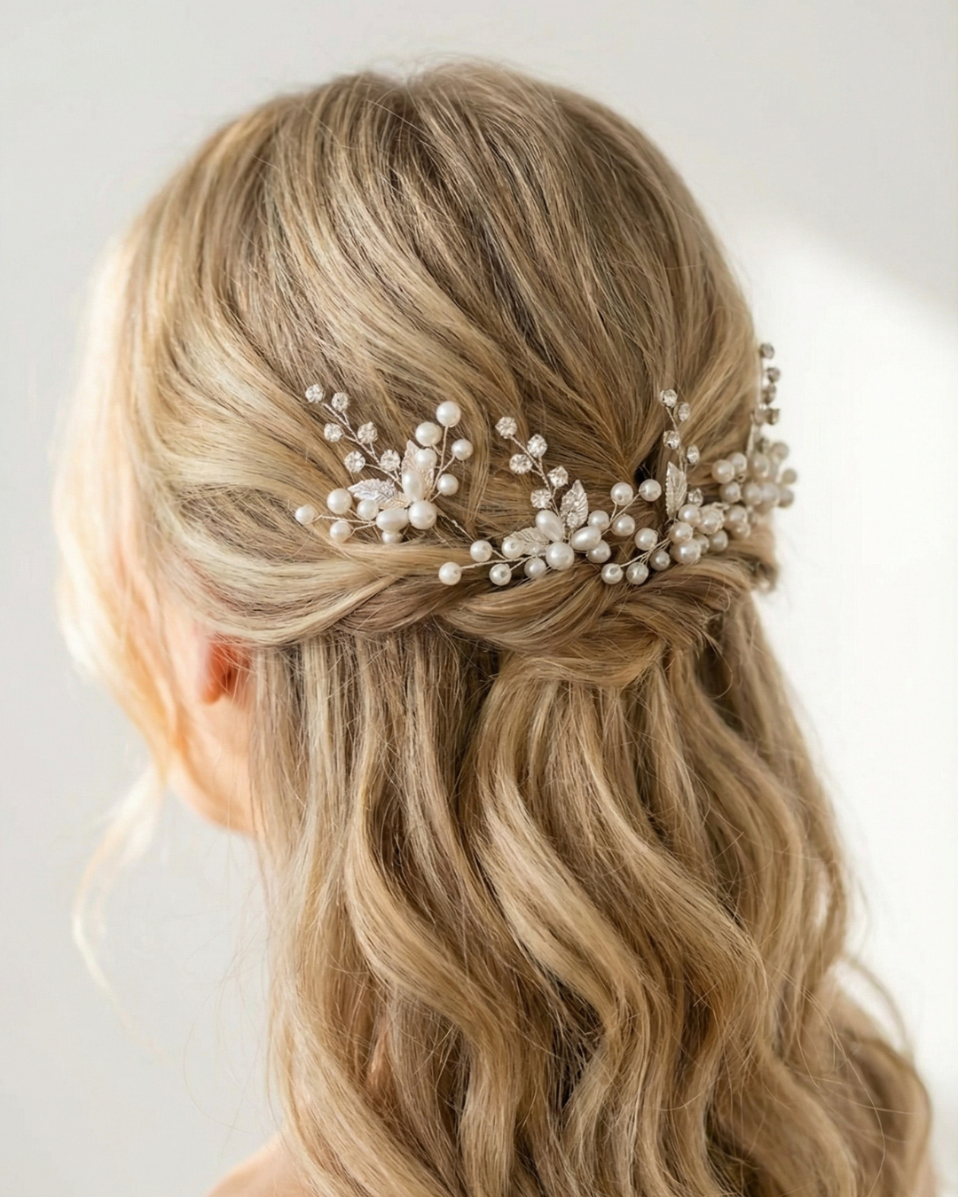 Pearl Hair Pins – 3 Piece Set — Pearls Glam Studio, view 4 of 11